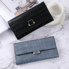 Women's Long Hand Wallet PU Multi-card Slot Large-capacity