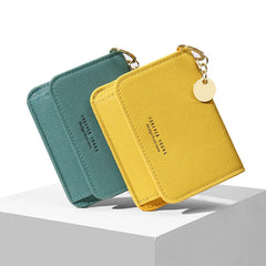 Women's Short Purse Japanese Mini Three Fold Small Wallet