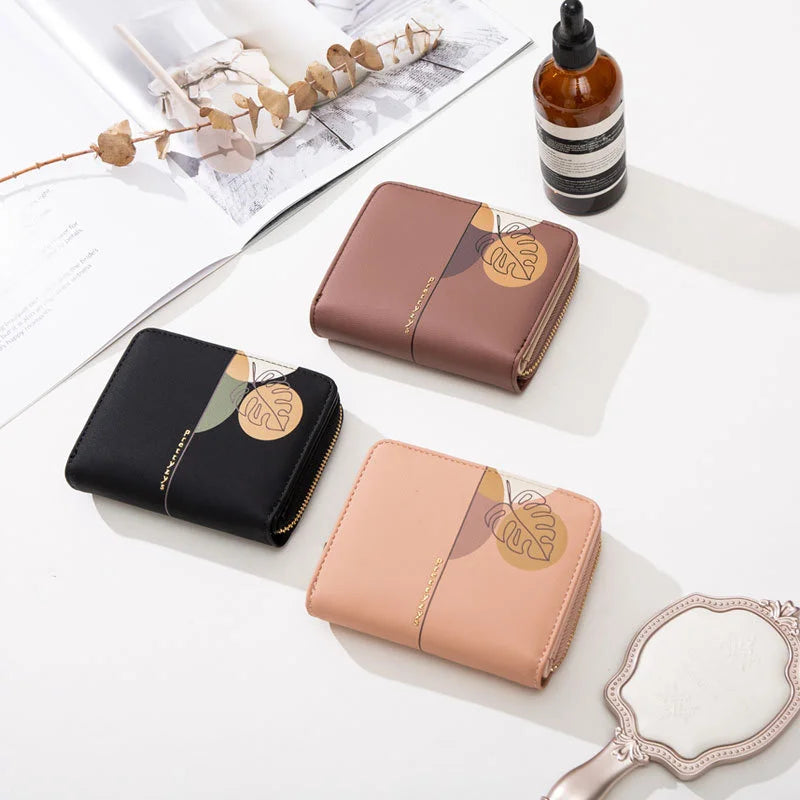 Small Fresh Zero Wallet Short Zipper Wallet