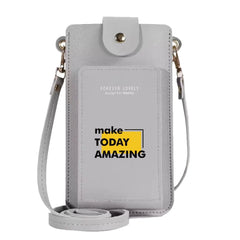 Women's Touch Screen Crossbody Bag Waterproof Card Holder Purse