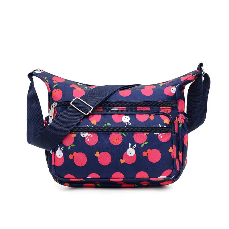 Waterproof Nylon Dumpling Bag for Women, Large-capacity