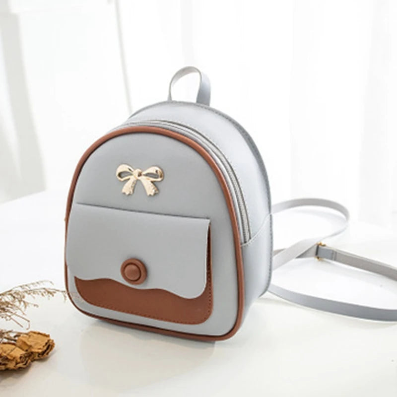 Casual Contrast Shoulder Strap Women's Multi-function Bag