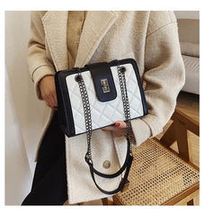 Women's Embroidery Chain Bag Hand-held Shoulder Messenger Bag