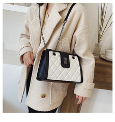 Women's Embroidery Chain Bag Hand-held Shoulder Messenger Bag