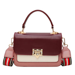Women's Small Square Bag PU Leather Shoulder Bag Messenger Bag