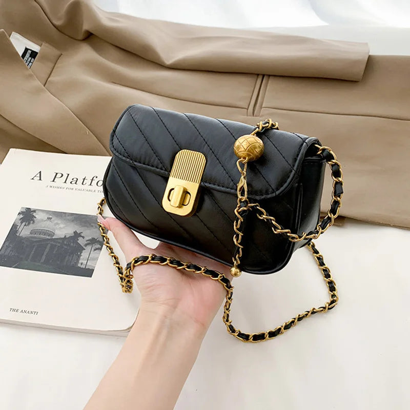 Women's Qiuling Chain Bag Messenger Bag Small Square Bag