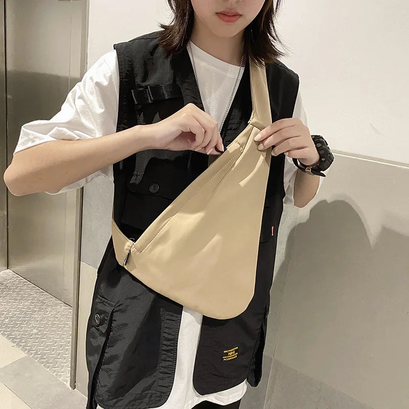 Women's Shoulder Bag Triangle Postman Bag Joker Version