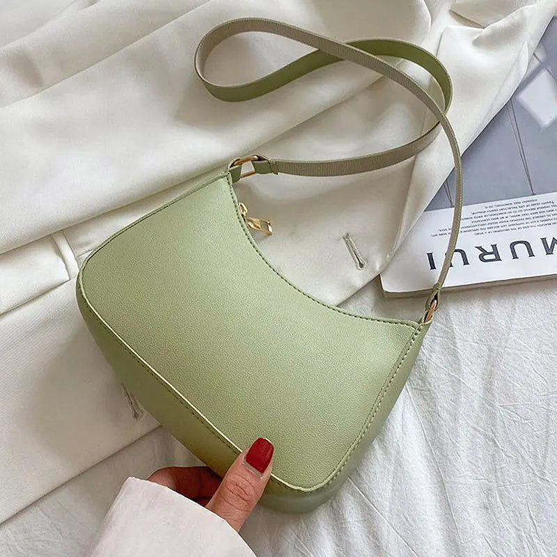 Small Soft Face Women's Bag, Portable One Shoulder Armpit Bag