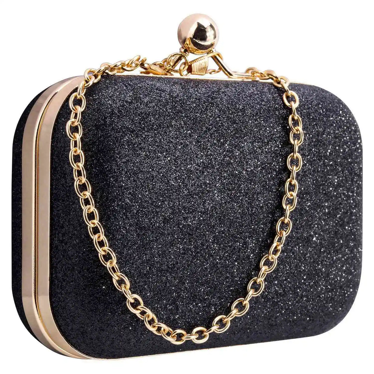 Women's Bling Evening Party Handbag with Chain