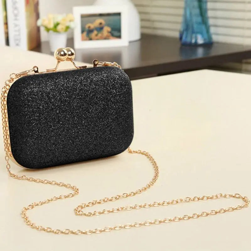 Bling Evening Party Handbag Wedding Clutch Bag with Chain