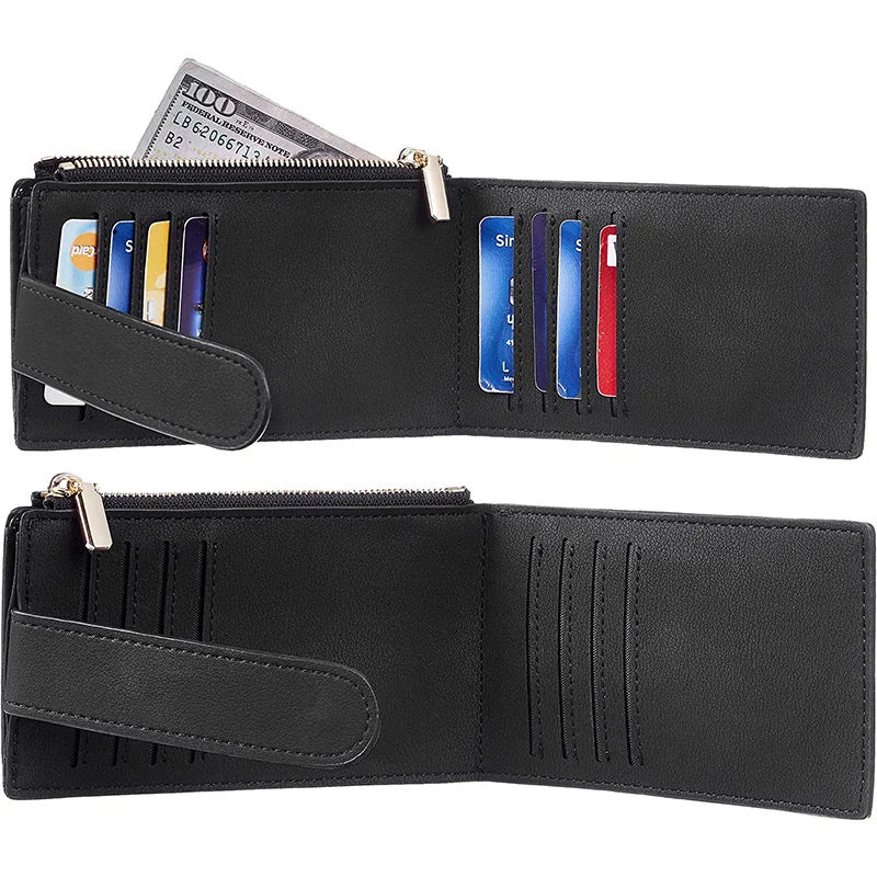 RFID Anti-Theft Card Bag Double Fold Wallet