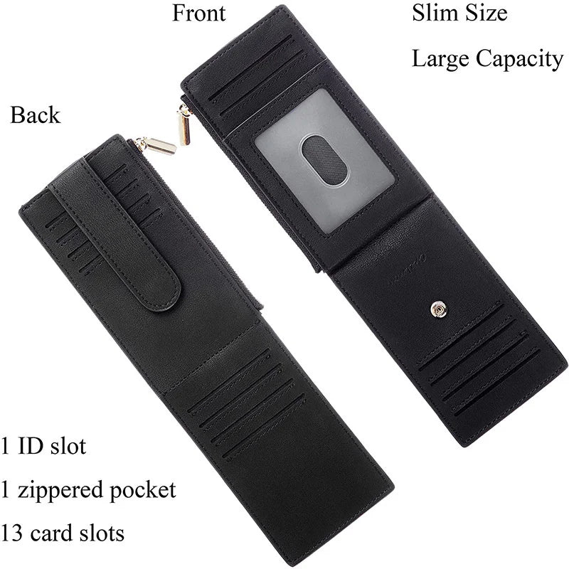 RFID Anti-Theft Card Bag Double Fold Wallet