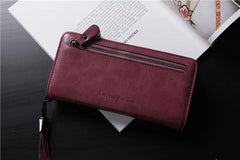 Women's Long Zipper Wallet Large Capacity Multi-function Mobile Wallet