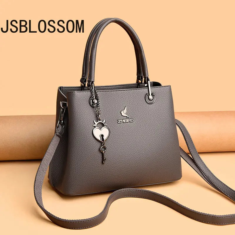 Soft Leather Shoulder Bag Women's Handbag