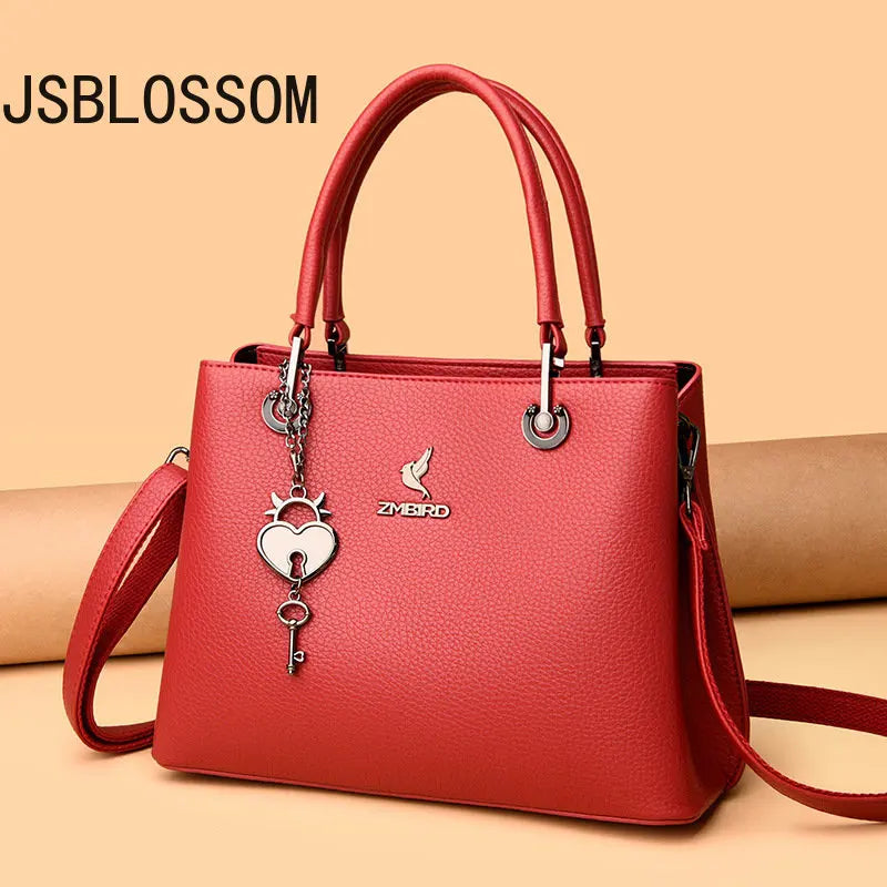 Soft Leather Shoulder Bag Women's Handbag