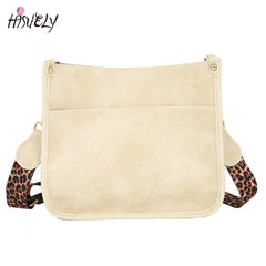 Leopard Print Messenger Bag Retro Hit Shoulder Bag