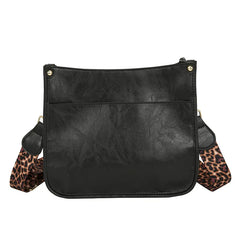 Leopard Print Messenger Bag Retro Hit Shoulder Bag