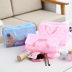 Women's Portable Travel Wash Bag Waterproof Cosmetic Storage Beauty