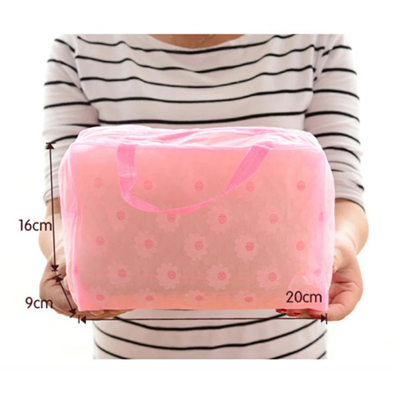 Women's Portable Travel Wash Bag Waterproof Cosmetic Storage Beauty