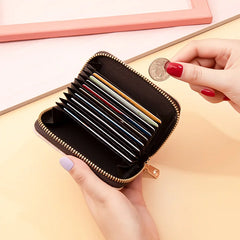 Embroidered Canvas Short Bag Women's Purse