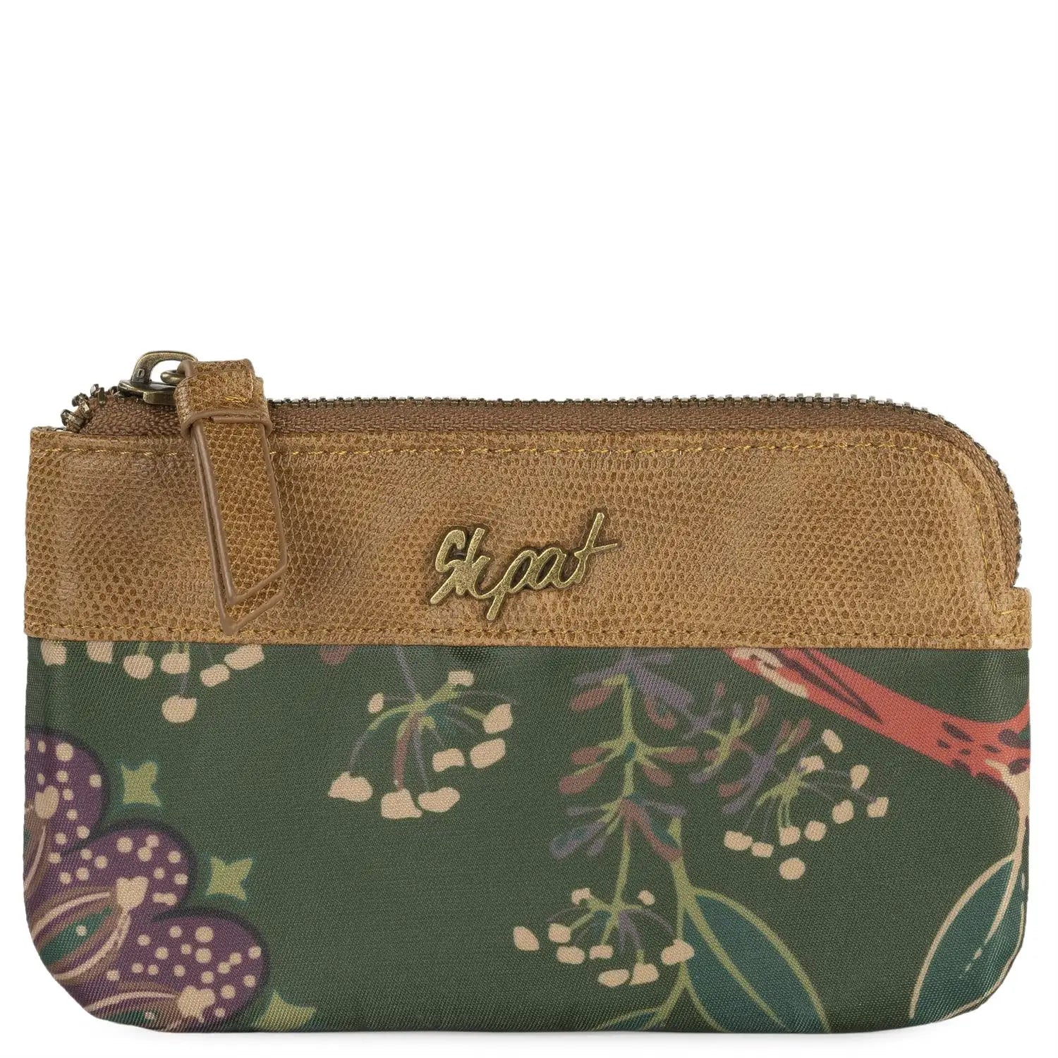 Women's Printed Nylon-Polyleather Purse for Daily Use