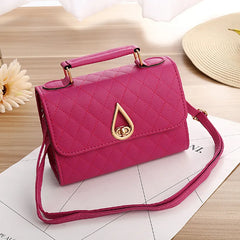 Embroidered Red Shoulder Bag Crossbody Clutch Set