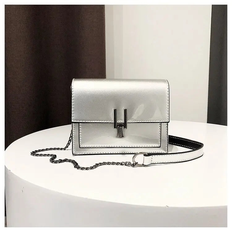Women's Small Bag Mirror Chain Shoulder Messenger Bag