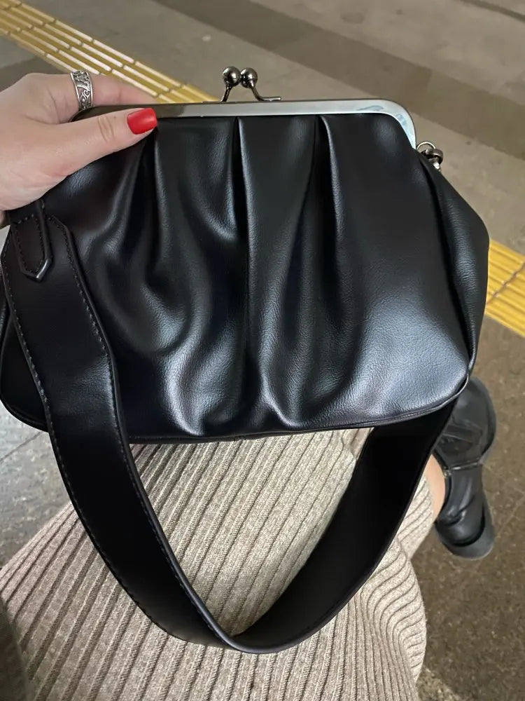 Vintage PU Leather Ladies Handbag Crossbody Shoulder Bag