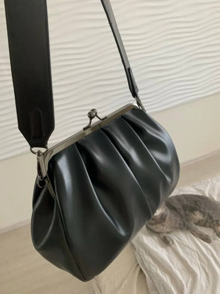 Vintage PU Leather Ladies Handbag Crossbody Shoulder Bag