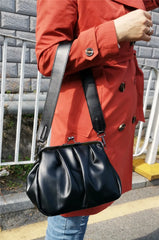 Vintage PU Leather Ladies Handbag Crossbody Shoulder Bag