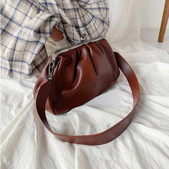 Vintage PU Leather Ladies Handbag Crossbody Shoulder Bag