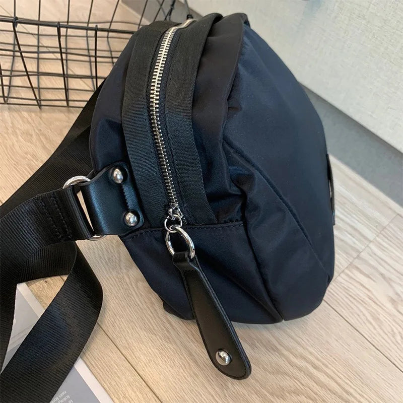 Women's Oxford Cloth Shoulder Bag Lightweight Crossbody Shell Bag