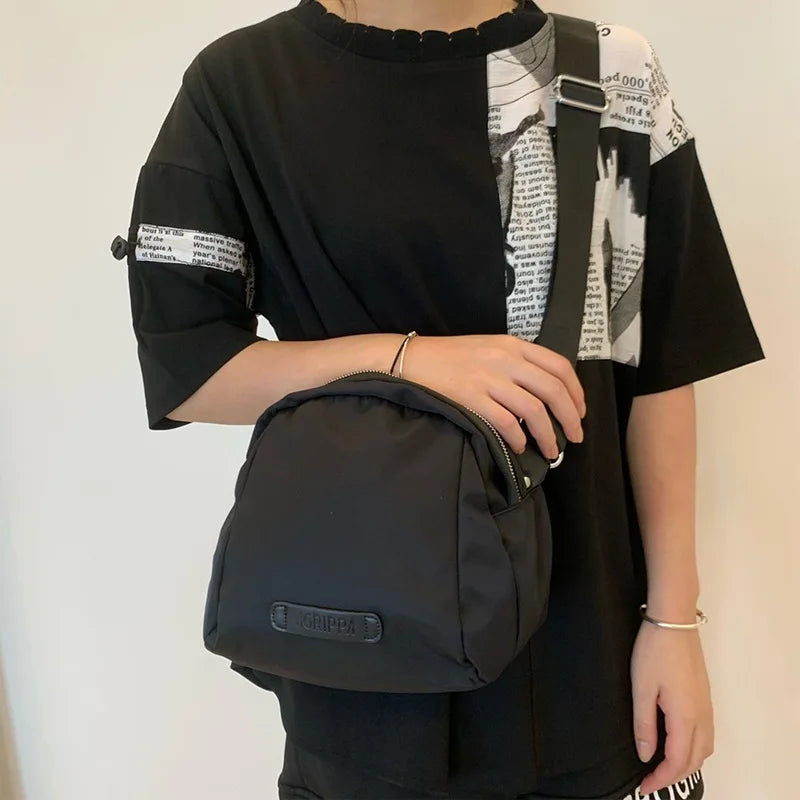 Women's Oxford Cloth Shoulder Bag Lightweight Crossbody Shell Bag
