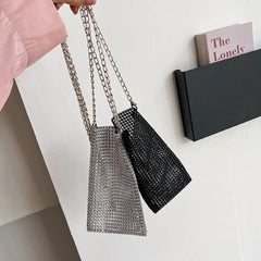 Rhinestone Crossbody Shoulder Bag Chain Mini Purse