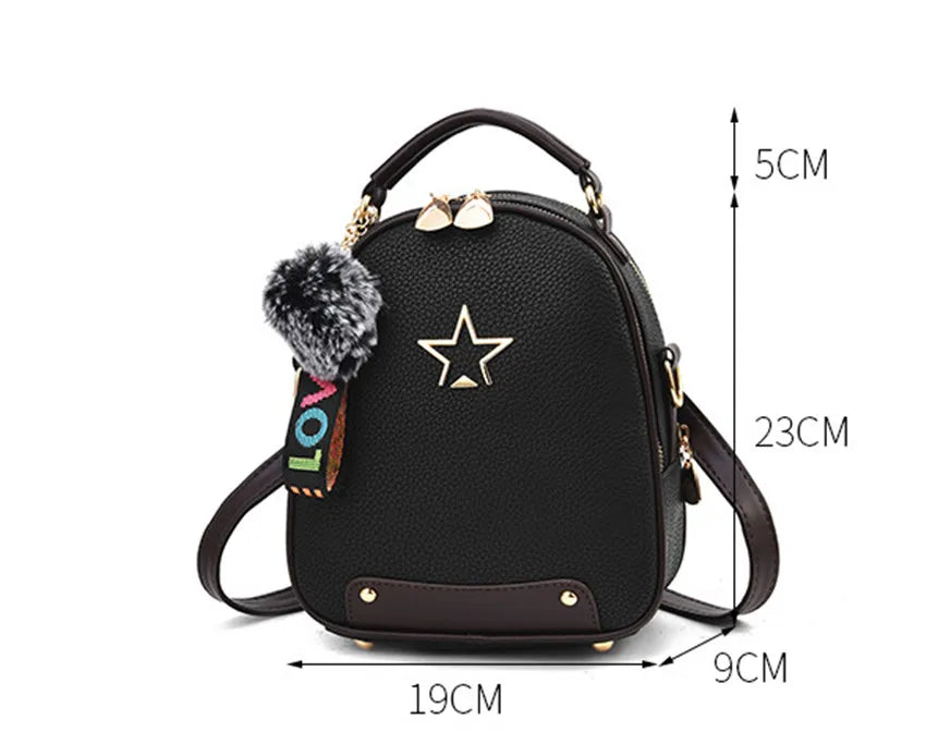 Women's Mini Backpack Anti Theft School Bag