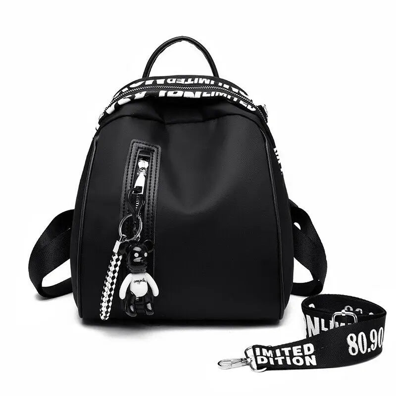 Womens Backpack Girls Drawstring School Bag Shoulder Bag Waterproof