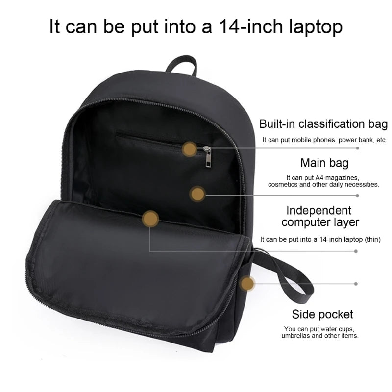 Women's Large Capacity Backpack School Bag for Daily