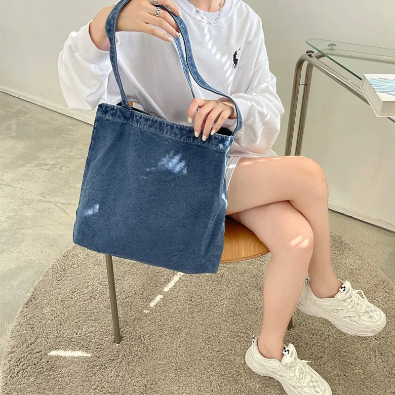 Canvas Crossbody Bags for Women Cotton Cloth School Bag