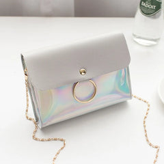 Laser Crossbody Bag for Women Chain Mini Shoulder Bag