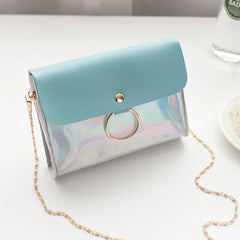 Laser Crossbody Bag for Women Chain Mini Shoulder Bag