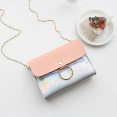 Laser Crossbody Bag for Women Chain Mini Shoulder Bag