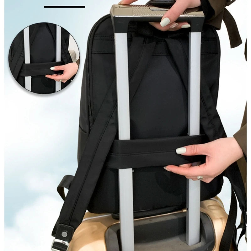 Anti-theft Womens Laptop Backpack for 14 Inch Notebook