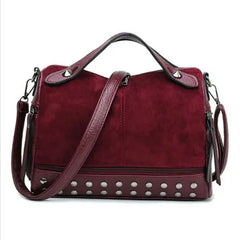 Large Tote Bag Shoulder Handbag Studded Crossbody Shopper Bag