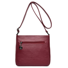 Women's Leather Satchel Shoulder Bag Crossbody Messenger Purse