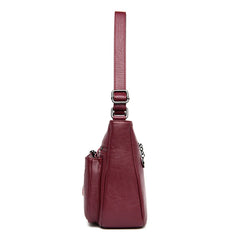 Women's Leather Satchel Shoulder Bag Crossbody Messenger Purse