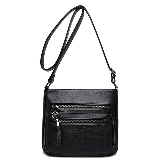 Women's Leather Satchel Shoulder Bag Crossbody Messenger Purse