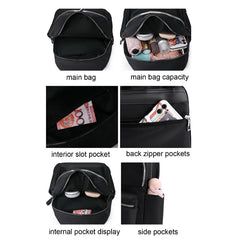 Womens School Book Bag Large Capacity Backpack Travel Backpack