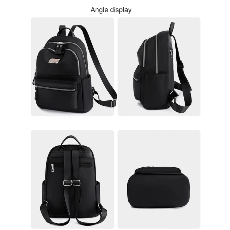 Womens School Book Bag Large Capacity Backpack Travel Backpack