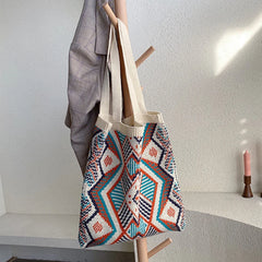 Ethnic Style Woven Shoulder Bag for Women