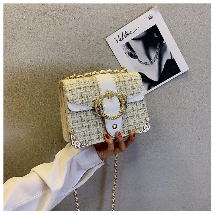 Woolen Crossbody Bags for Women Handbags Famous Bolsa Feminina Shoulder Bag